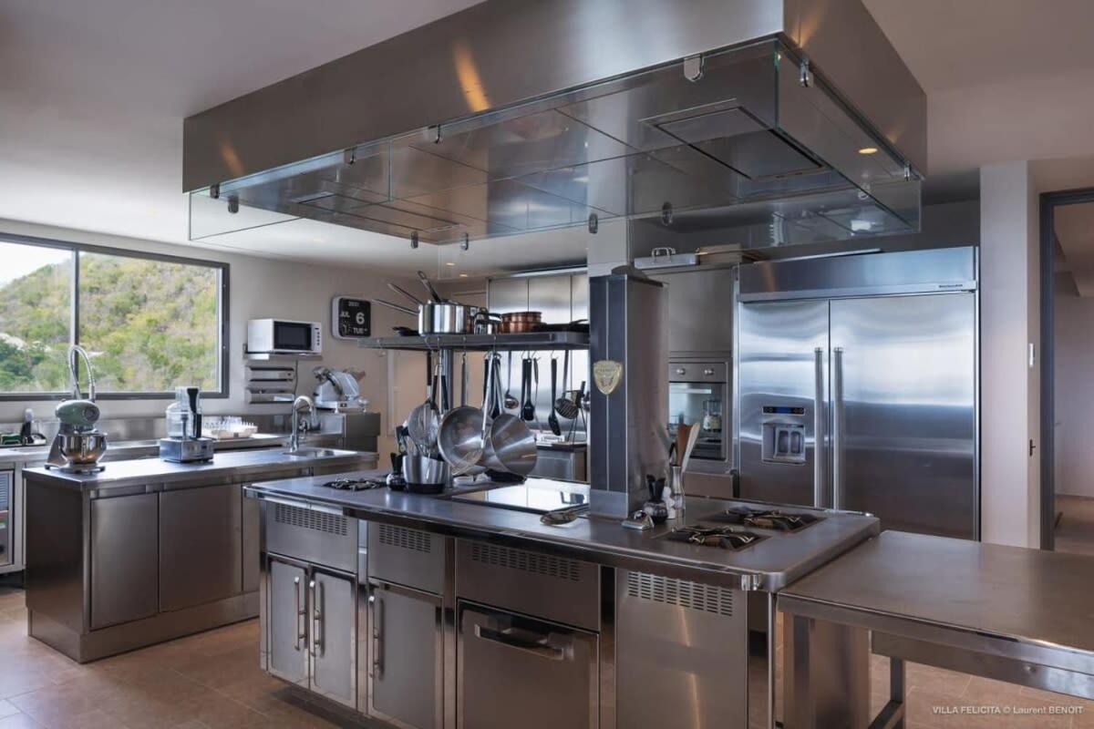 On A Hill Side Villa With Superb Amenities St. Barthelemy エクステリア 写真