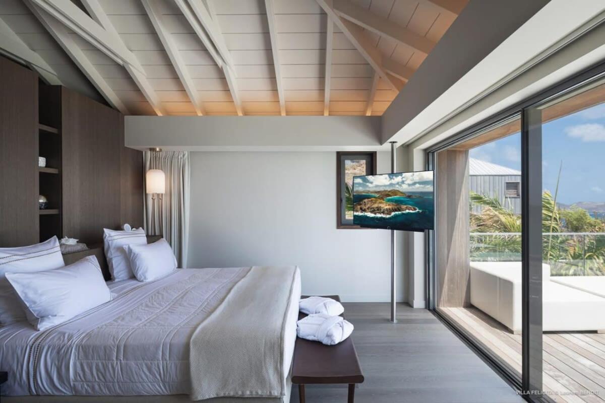 On A Hill Side Villa With Superb Amenities St. Barthelemy エクステリア 写真