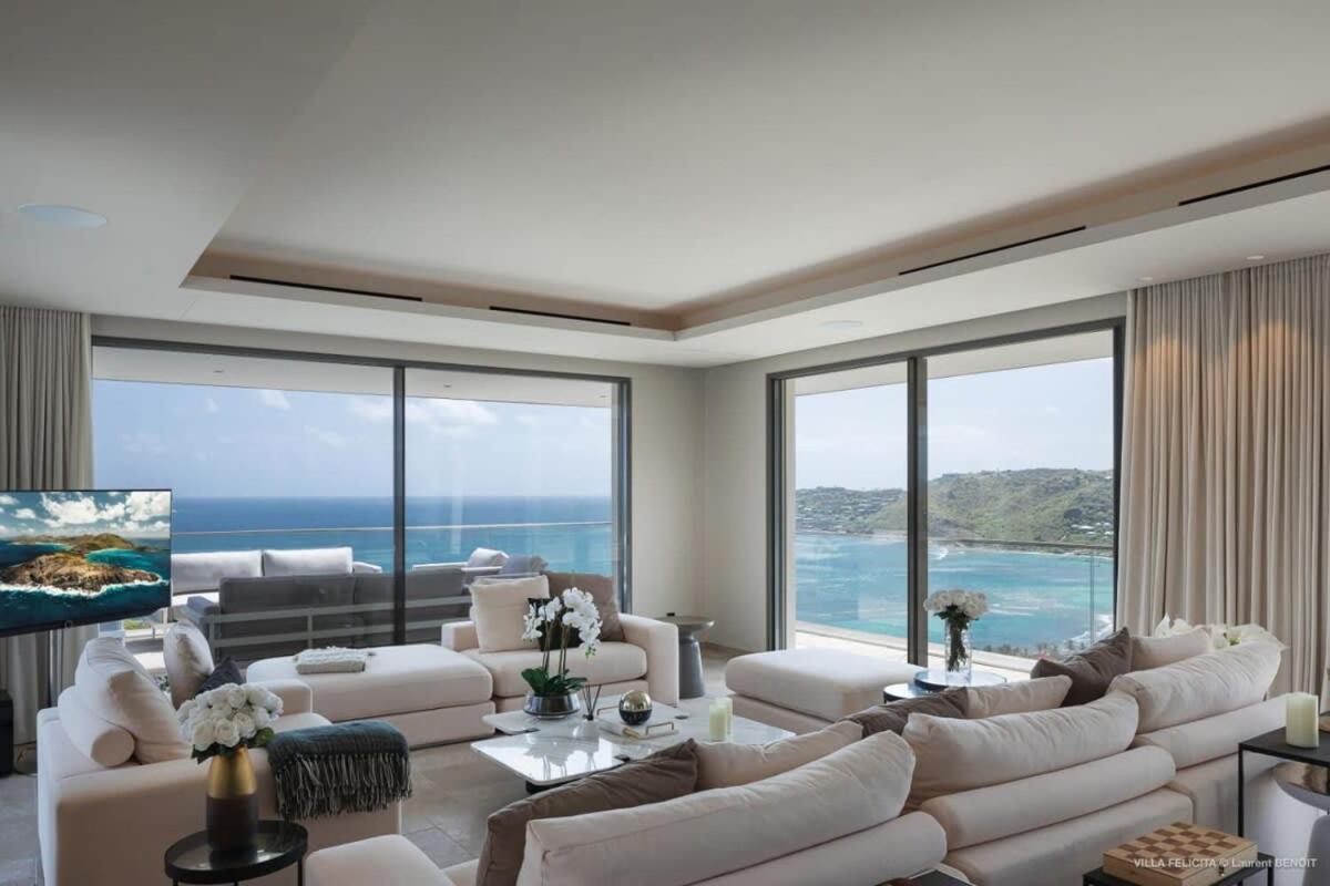 On A Hill Side Villa With Superb Amenities St. Barthelemy エクステリア 写真